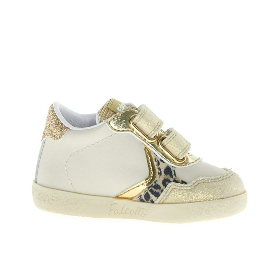 Falcotto Girl's Horis Vl Casual Shoes  - Leo/Platinum/Milk