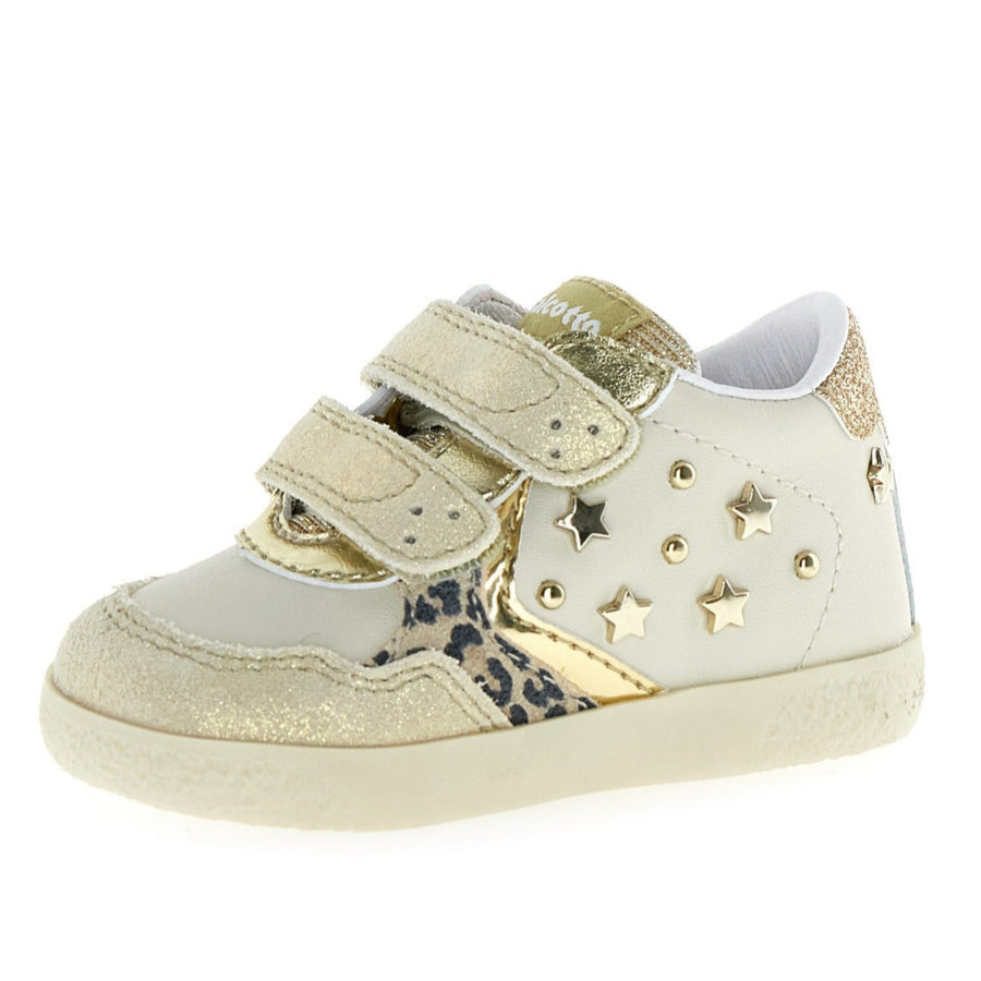 Falcotto Girl's Horis Vl Casual Shoes  - Leo/Platinum/Milk