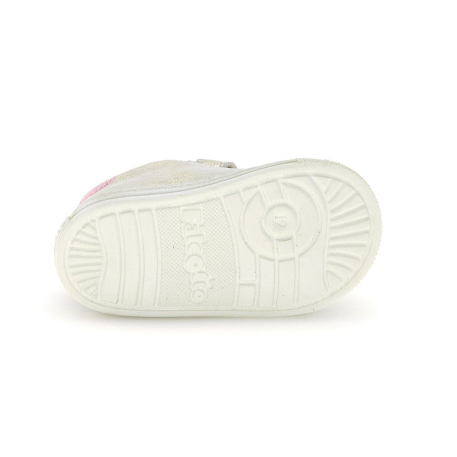Falcotto Girl's Twille Vl Casual Shoes - Metallic Pebbled Platinum