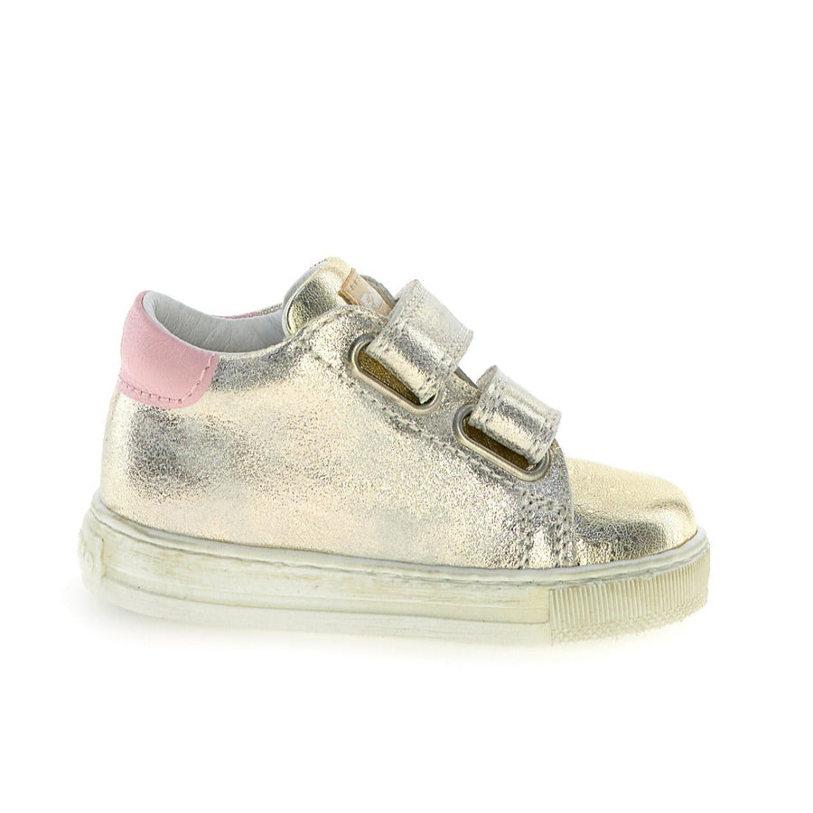 Falcotto Girl's Twille Vl Casual Shoes - Metallic Pebbled Platinum