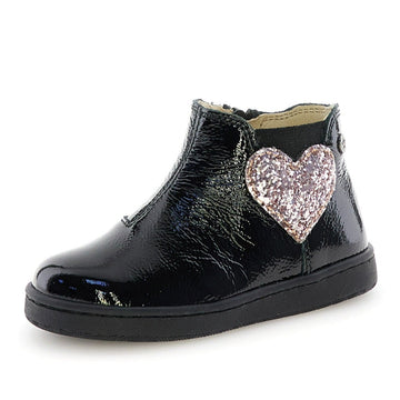 Naturino Girl's Glarny High 2 Ankle Boots with Zipper - Black