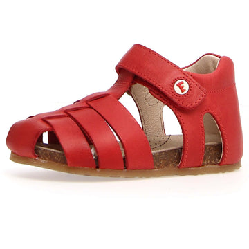 Falcotto Alby Boy's and Girl's Closed Toe Sandals - Red