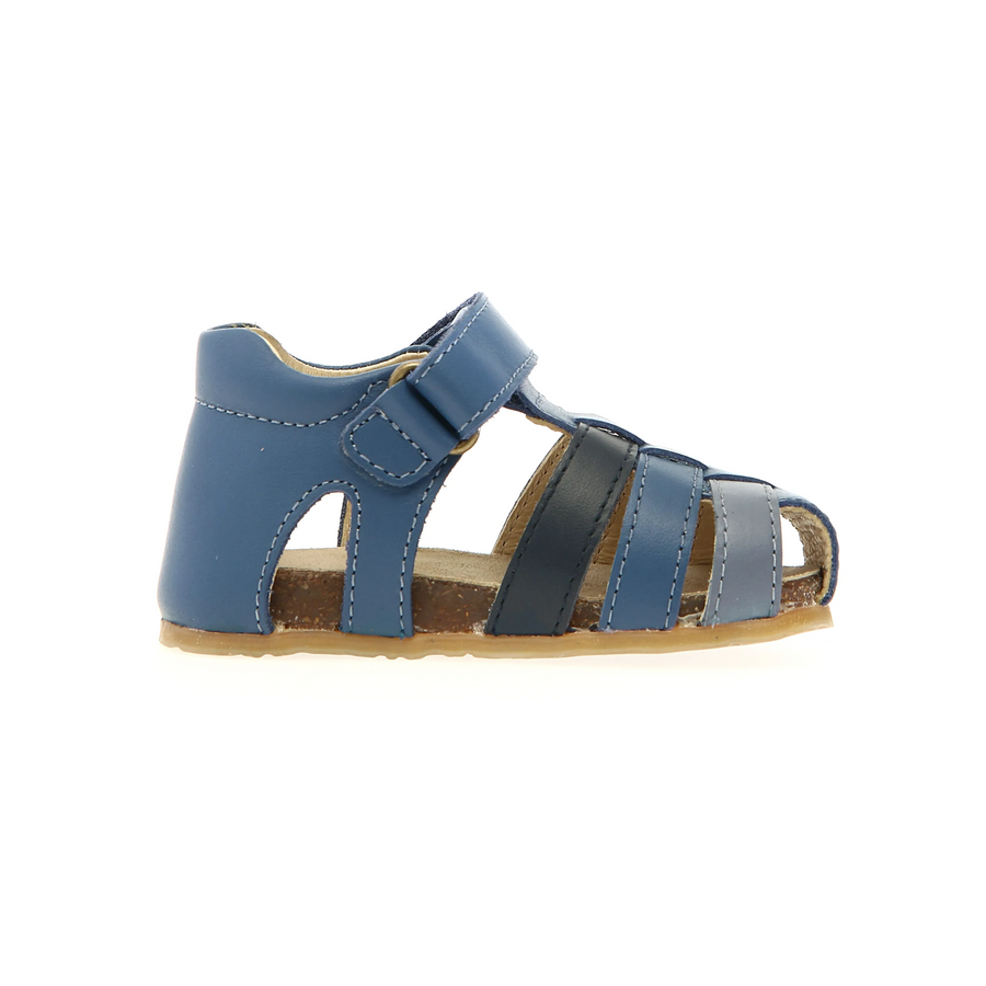 Falcotto Boy's Alby Sandals - Azure / Navy / Celeste