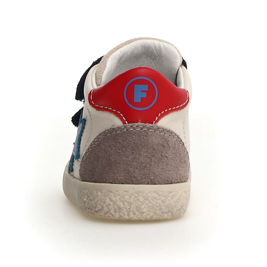 Falcotto Boy's Alnoite High 2 Vl Casual Shoes - Dark Grey/Milk/Navy