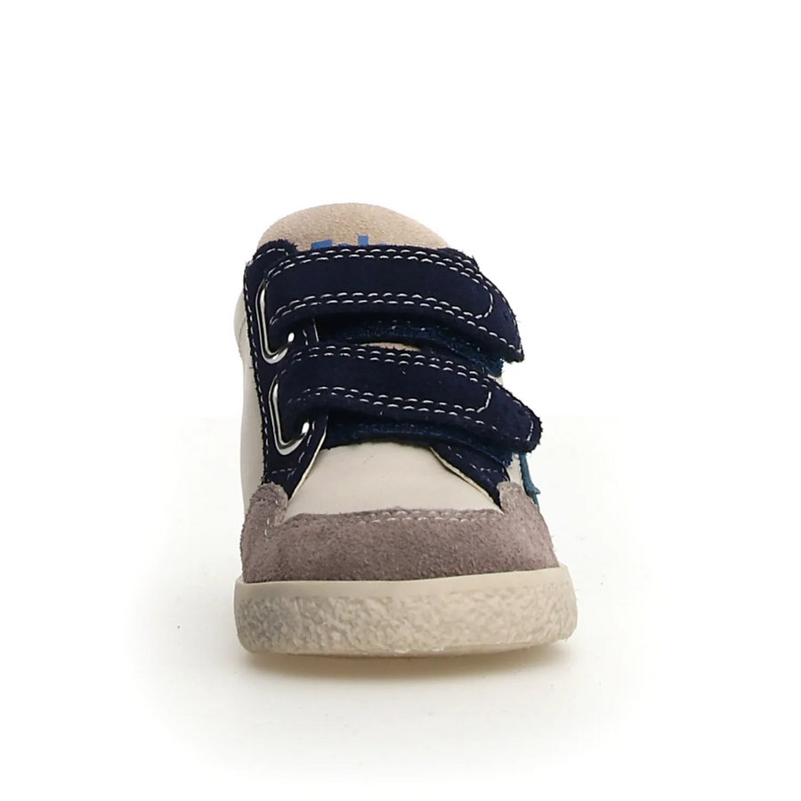 Falcotto Boy's Alnoite High 2 Vl Casual Shoes - Dark Grey/Milk/Navy