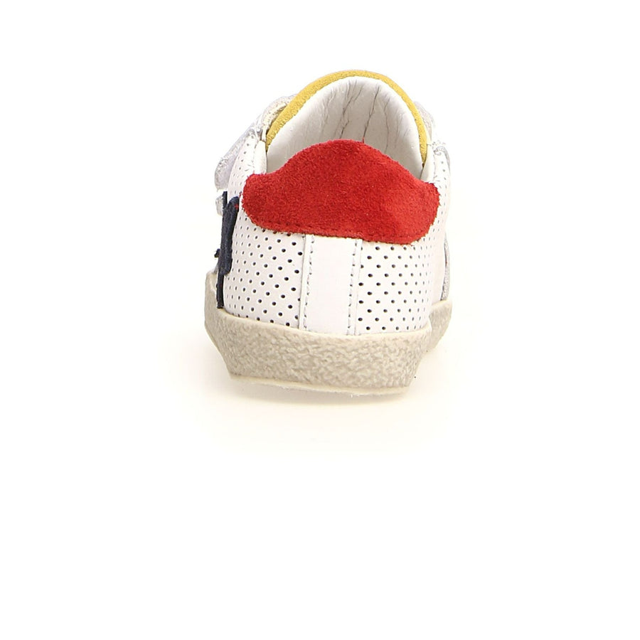Falcotto Alnoite VL Boy's Sneakers - White/Red Plus
