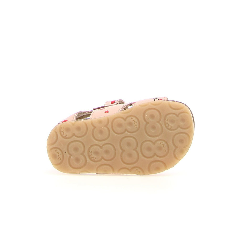 Falcotto Bea Girl's Sandals - Pretty Cherries Cipria