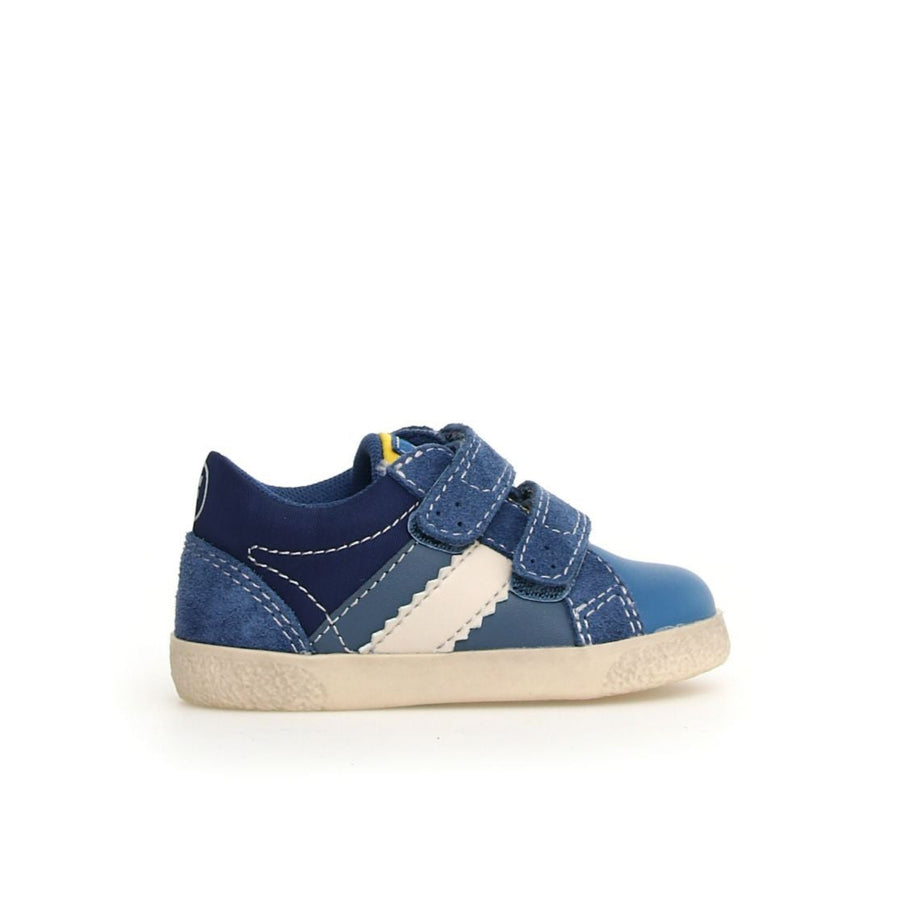 Falcotto Boy's Kilde Low Vl Casual Shoes- Azure / Celeste / Navy