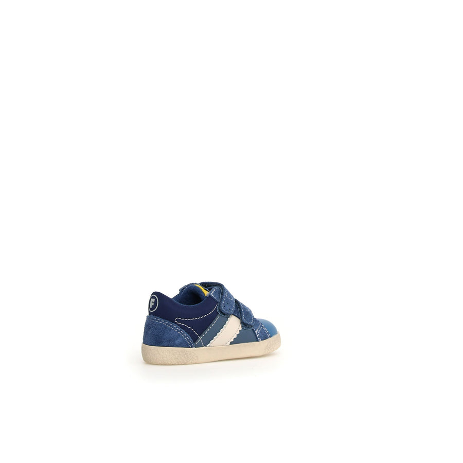 Falcotto Boy's Kilde Low Vl Casual Shoes- Azure / Celeste / Navy