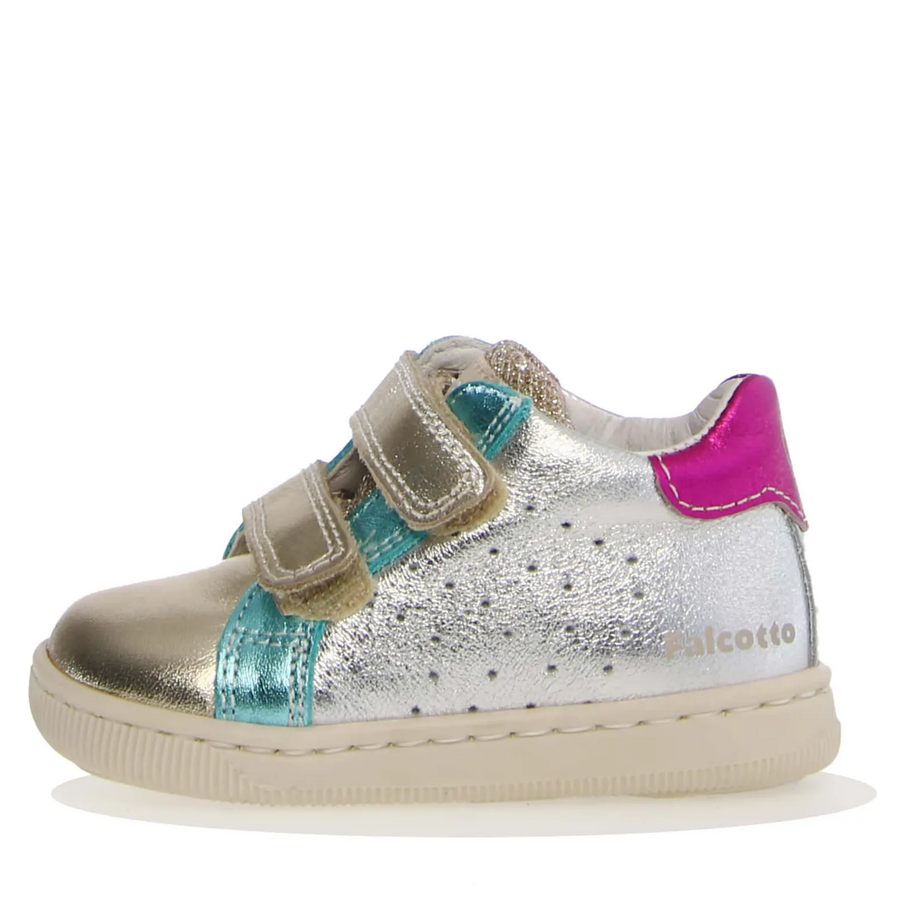 Falcotto Girl's Kiner Vl Casual Shoes - Platinum/Silver