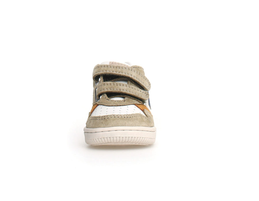 Falcotto Klip 2 VL Boy's Sneakers - Stone/White/Celeste