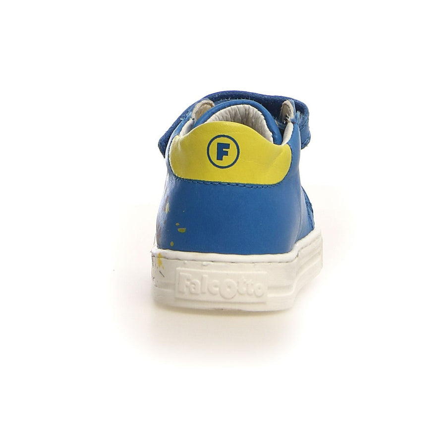 Falcotto Lacus 2 VL Boy's Sneakers - Oltremare/Yellow