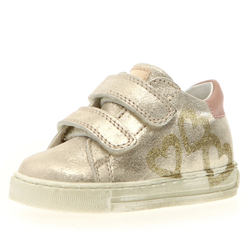 Falcotto Girl's Lovemy Vl Casual Shoes - Platinum / Milk