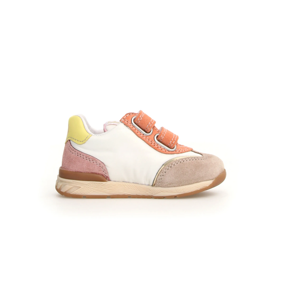 Falcotto Girl's New Ferdi 3 Vl Sneakers - Beige / Milk / Pink