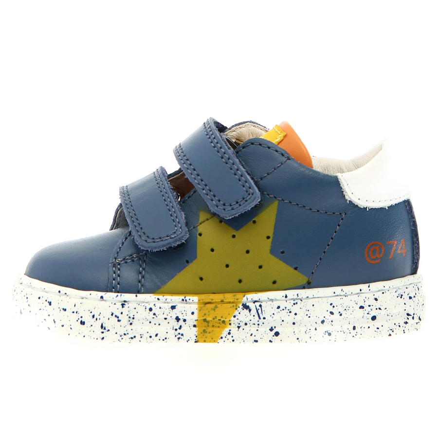 Falcotto Boy's Salazar 3 Vl Casual Shoes - Azure / White / Yellow