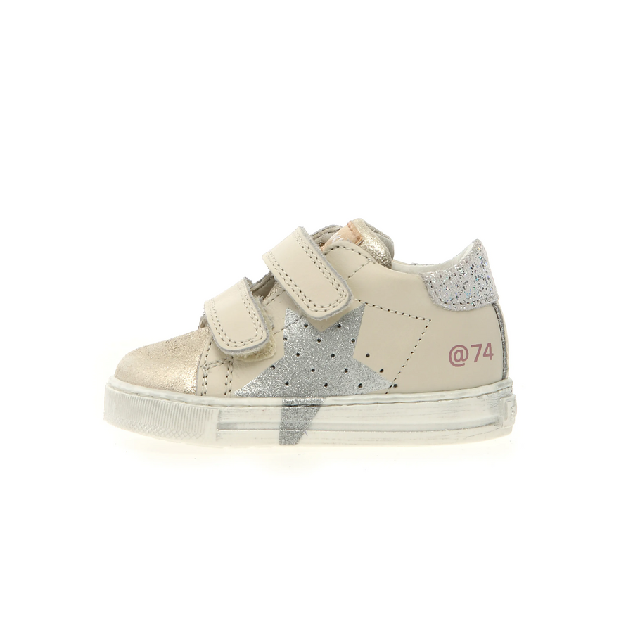 Falcotto Girl's Salazar 3 Vl Casual Shoes - Milk / Platinum