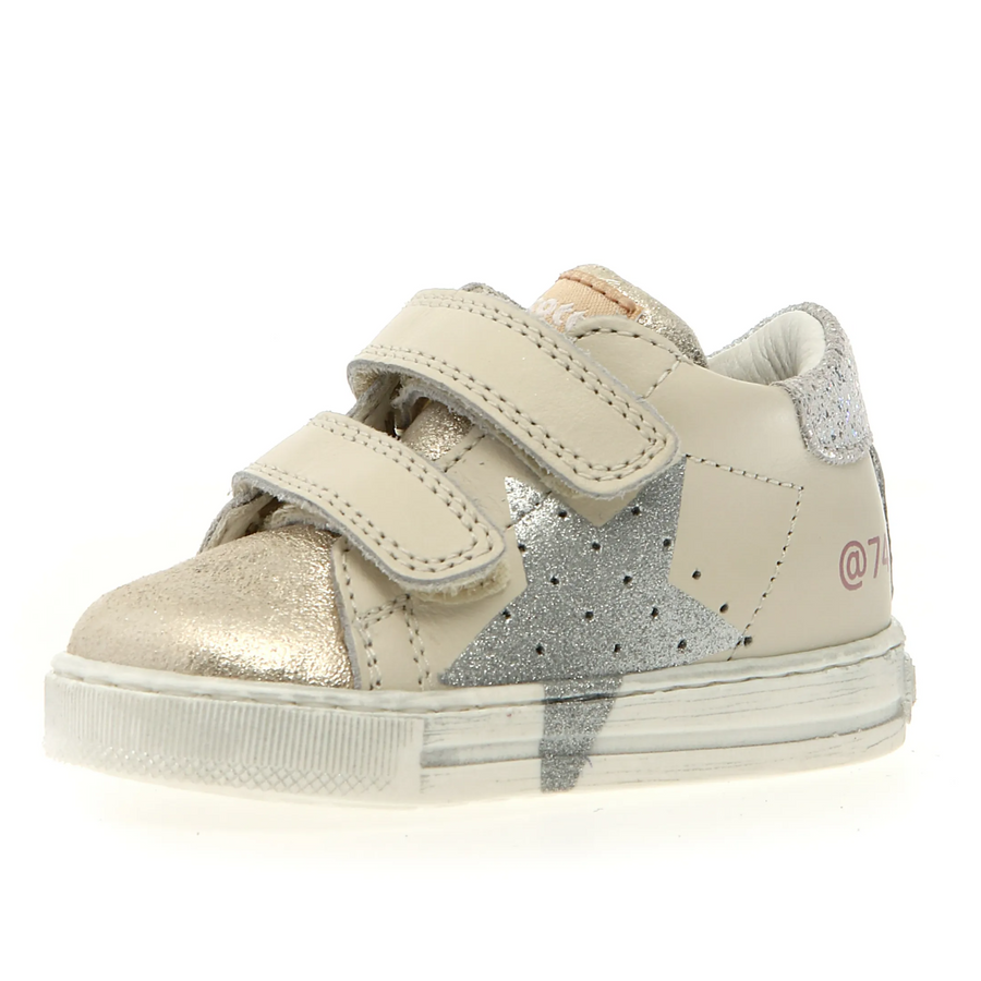 Falcotto Girl's Salazar 3 Vl Casual Shoes - Milk / Platinum