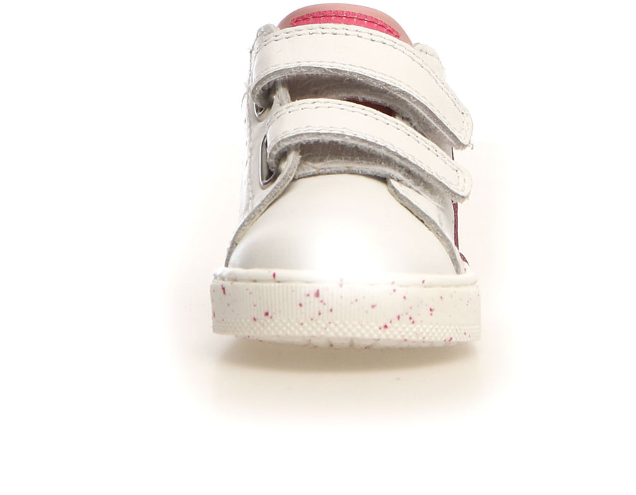 Falcotto Salazar VL Girl's Sneakers - White/Capri/Fuchsia