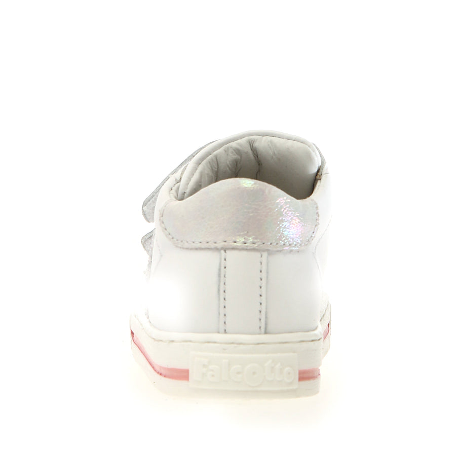 Falcotto Girl's Sasha Vl Casual Shoes - White / Pink / White