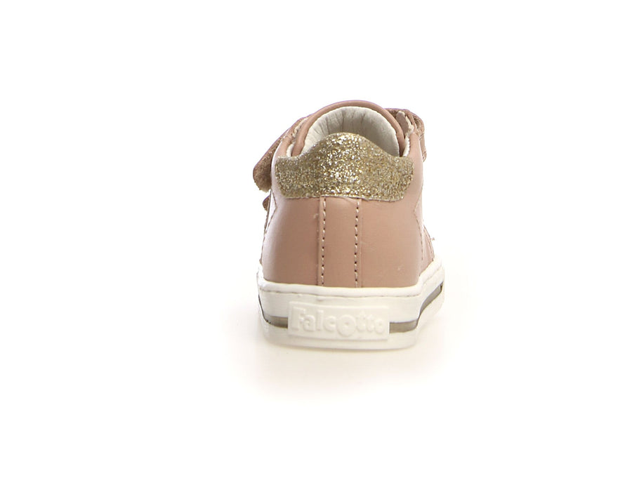 Falcotto Sasha VL Girl's Sneakers - Glitter Cipria/Platinum