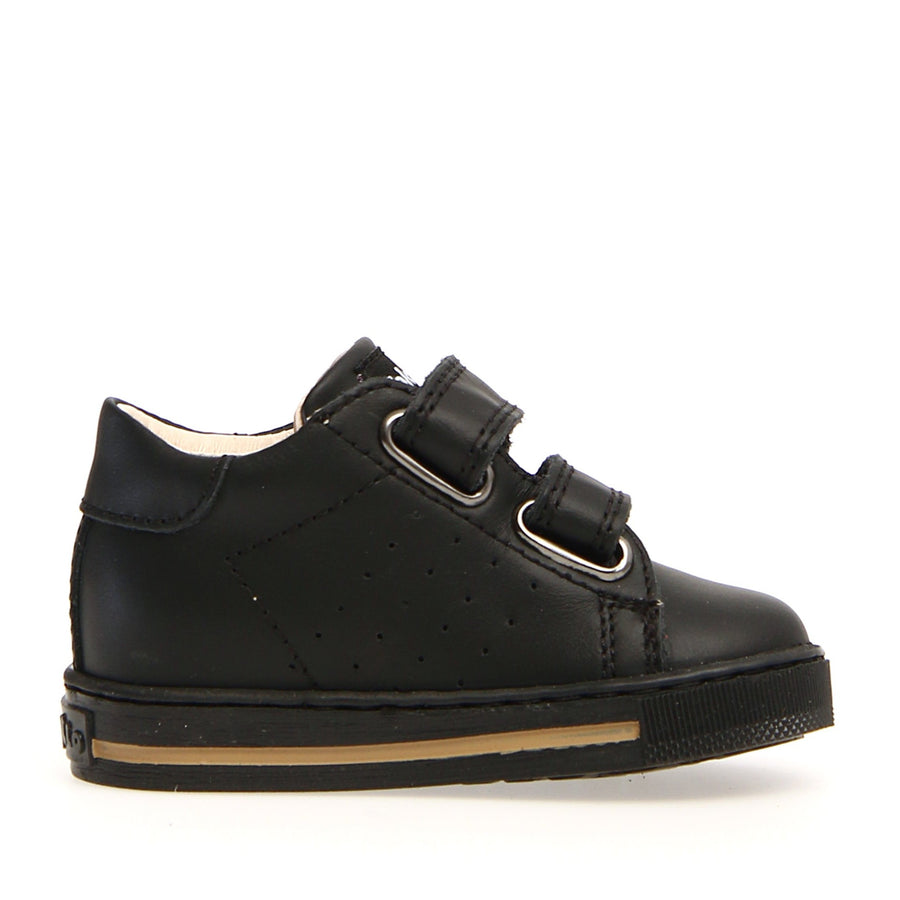 Naturino Falcotto Boy's and Girl's  Venus VI Star Sneaker Shoes, Black - Taupe