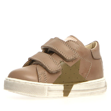 Falcotto Venus VL Boy's and Girl's Sneakers - Taupe/Militare