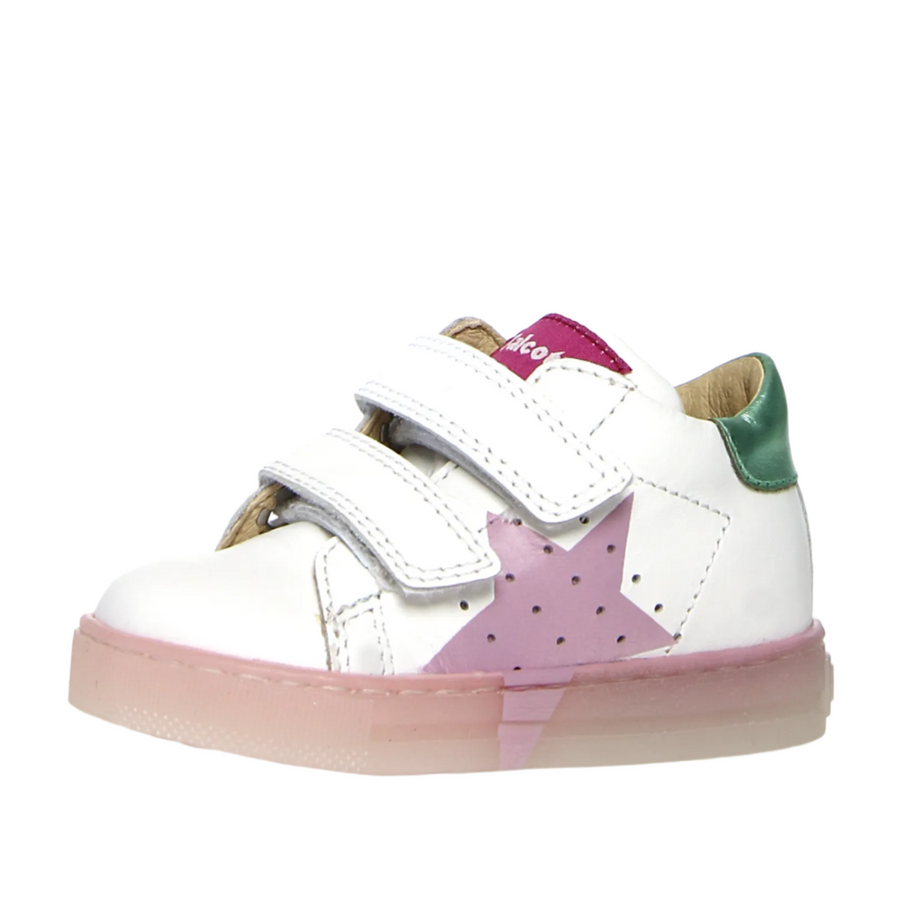 Falcotto Girl's Venus Vl Casual Shoes - White / Green