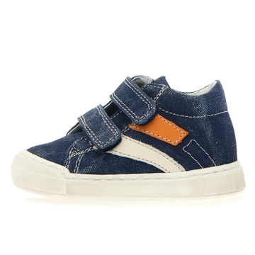 Falcotto Boy's Wallis Vl Casual Shoes - Jeans / Milk / Orange