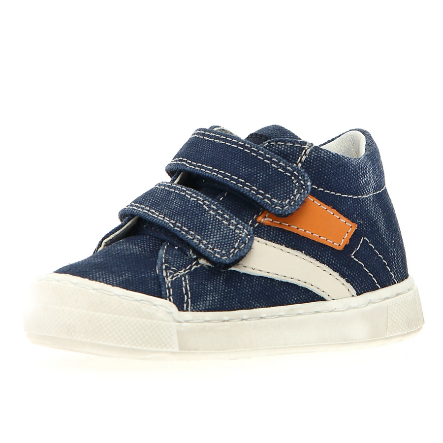 Falcotto Boy's Wallis Vl Casual Shoes - Jeans / Milk / Orange