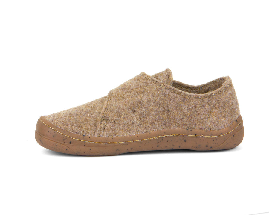 Froddo Kid's Barefoot Wool Slippers - Beige