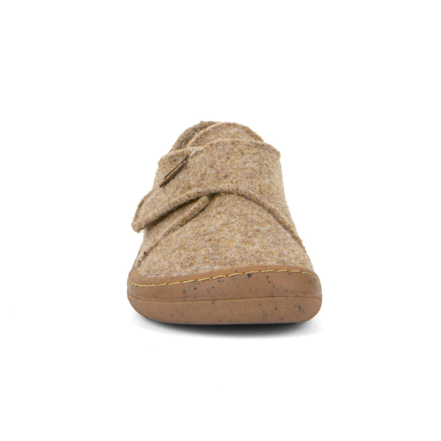 Froddo Kid's Barefoot Wool Slippers - Beige