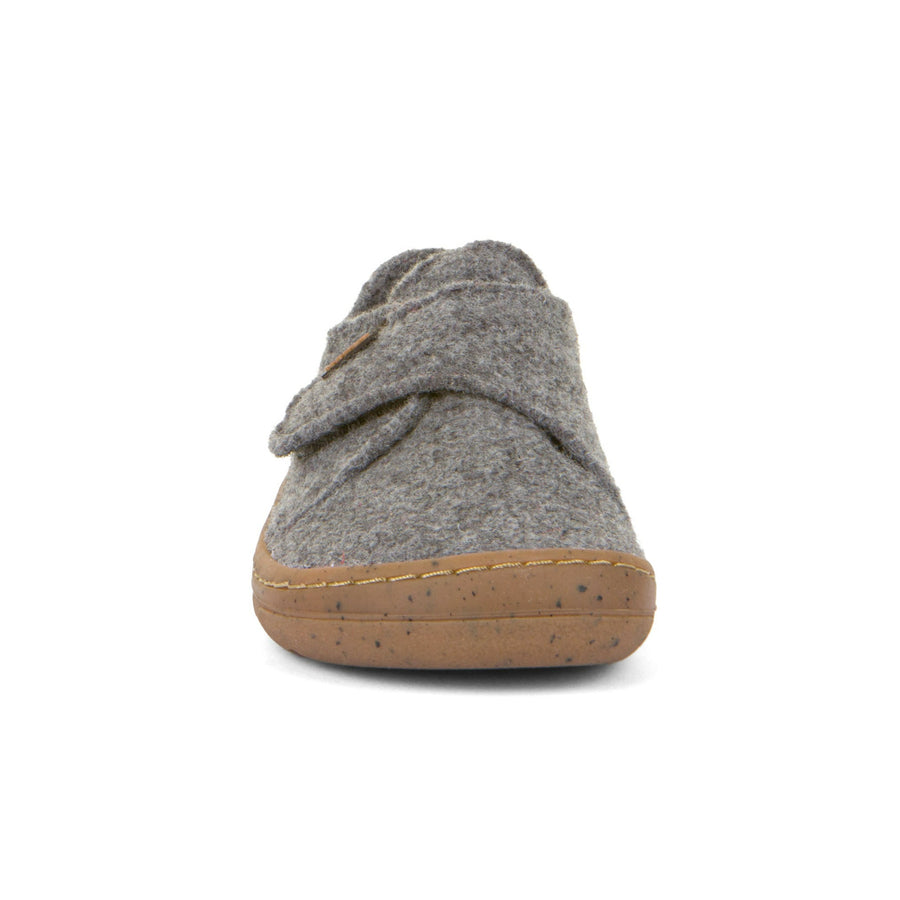 Froddo Kid's Barefoot Wool Slippers - Grey