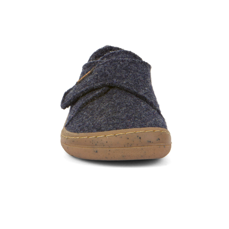 Froddo Kid's Barefoot Wool Slippers - Navy