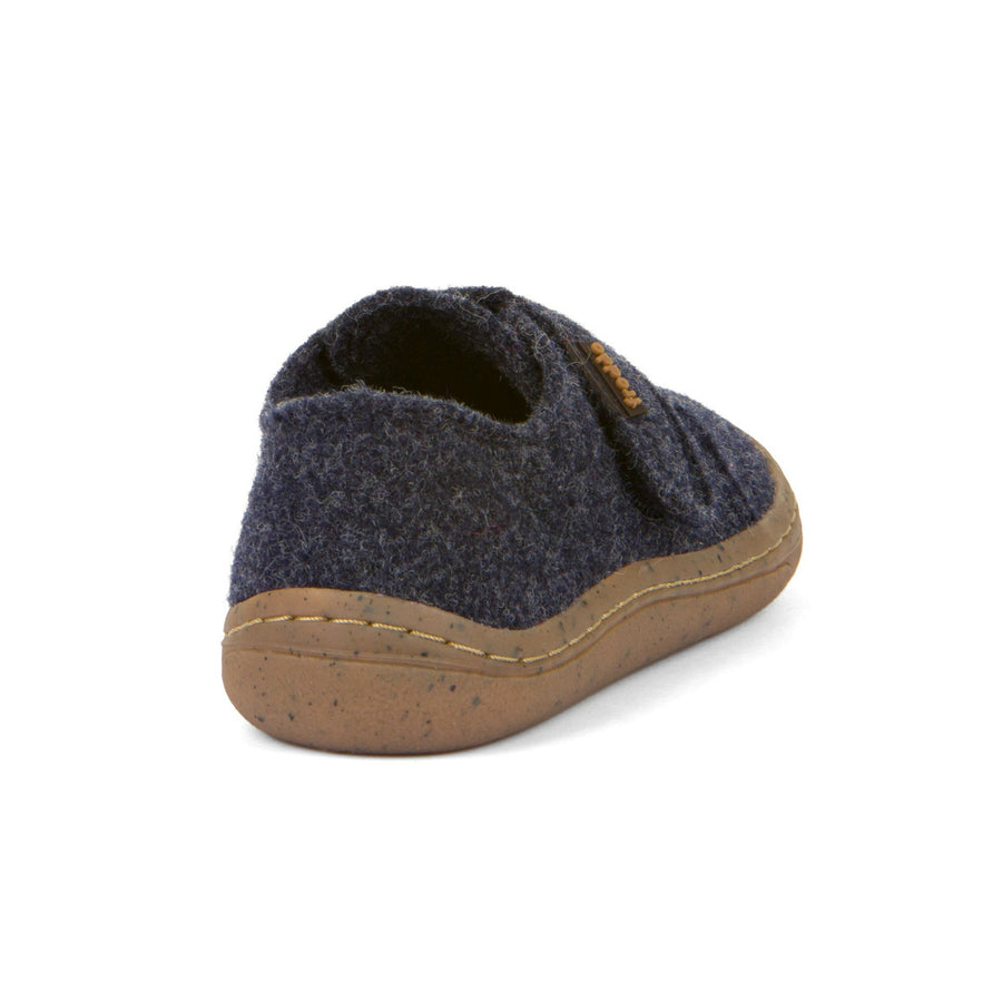 Froddo Kid's Barefoot Wool Slippers - Navy