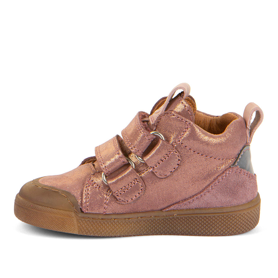 Froddo Girl's Rosario High-Top Casual Shoes - Pink/Gold