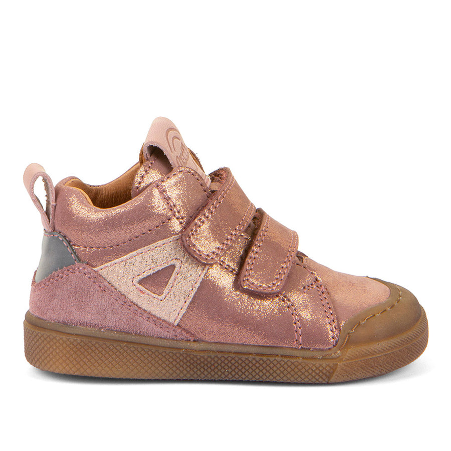 Froddo Girl's Rosario High-Top Casual Shoes - Pink/Gold