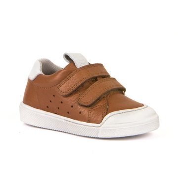 Froddo Boy's and Girl's Rosario Casual Shoes with Hoop and Loop Closure - Brown