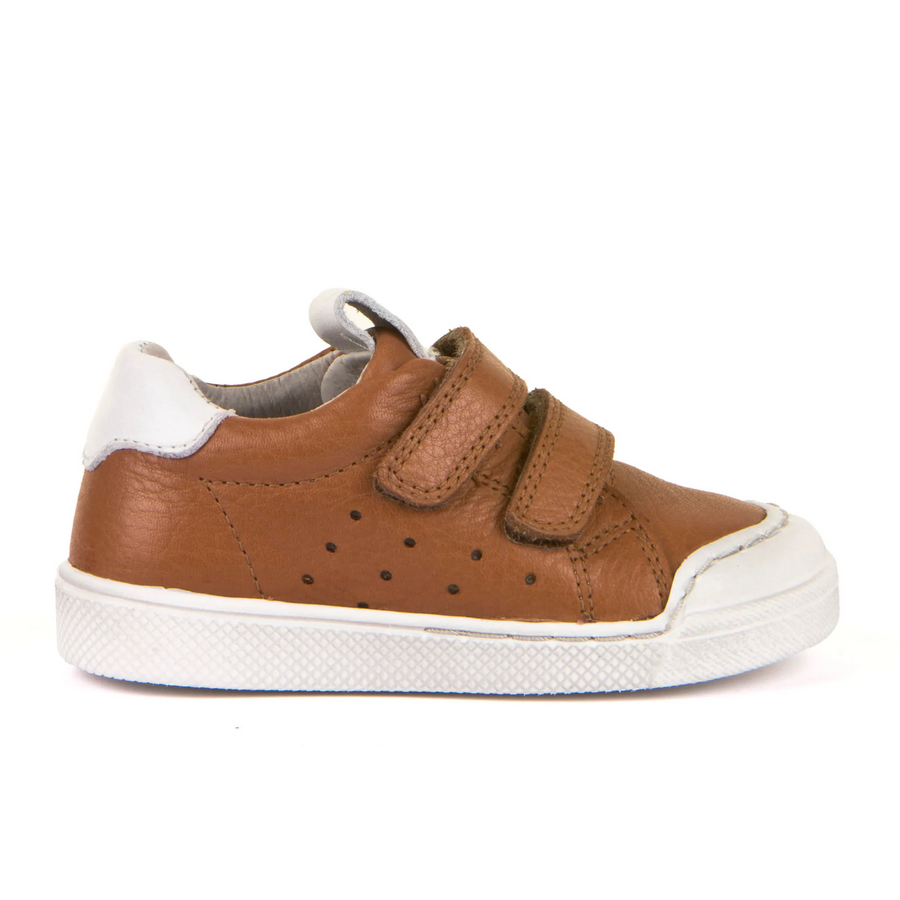 Froddo Boy's and Girl's Rosario Casual Shoes with Hoop and Loop Closure - Brown