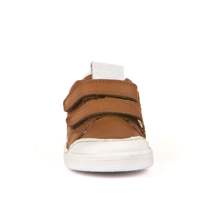 Froddo Boy's and Girl's Rosario Casual Shoes with Hoop and Loop Closure - Brown