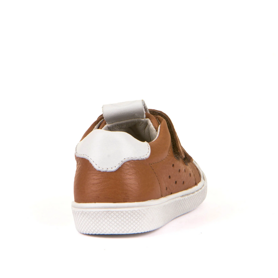 Froddo Boy's and Girl's Rosario Casual Shoes with Hoop and Loop Closure - Brown