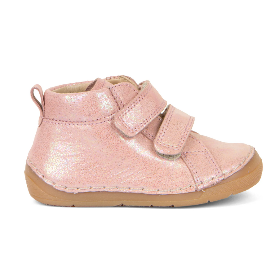 Froddo Girl's Paix  Casual Shoes with Hoop and Loop Closure - Pink Shine