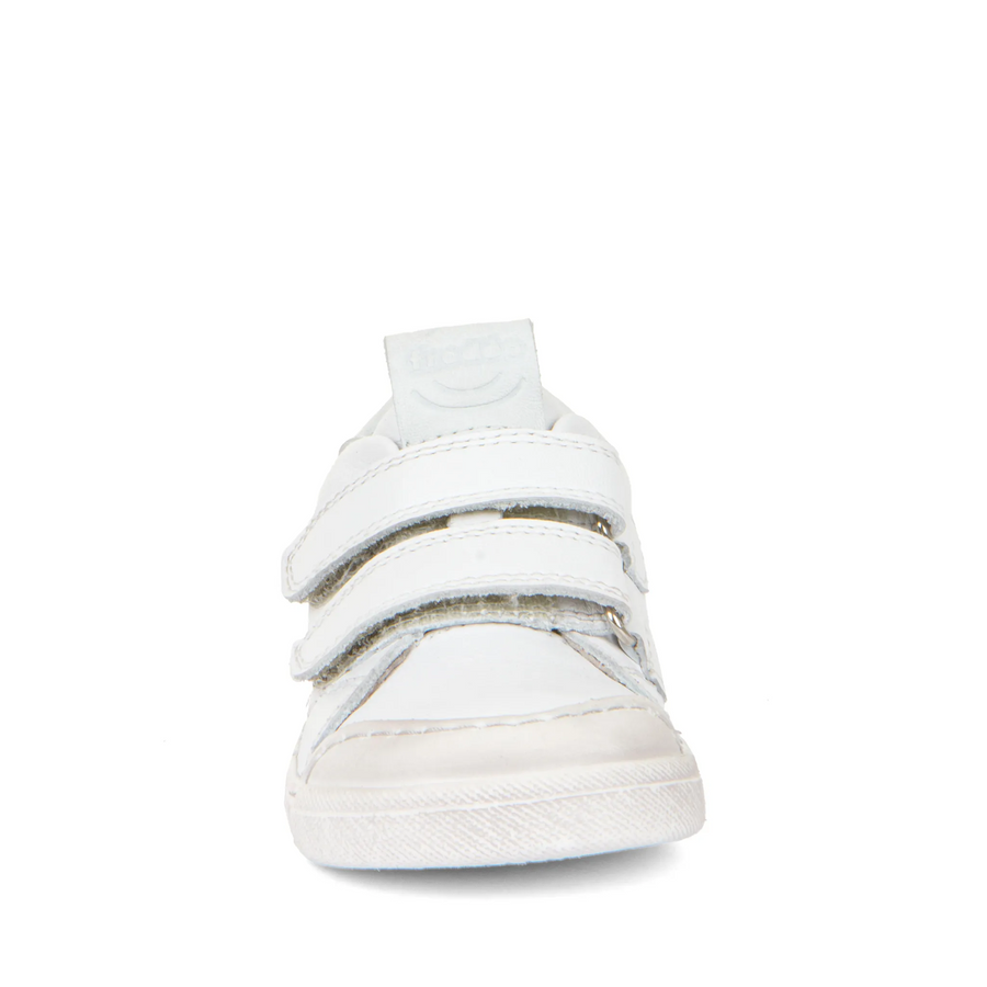 Froddo Boy's and Girl's Rosario  Casual Shoes with Hoop and Loop Closure - White