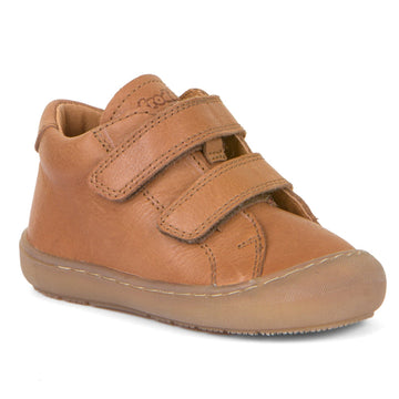 Froddo Boy's and Girl's Ollie Casual Shoes with Hoop and Loop Closure - Brown