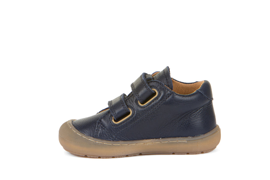 Froddo Boy's and Girl's Ollie Casual Shoes with Hoop and Loop Closure - Dark Blue