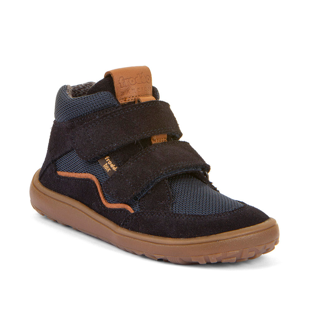 Froddo Boy's Tex Autumn G3110254 Waterproof Barefoot Shoes - Dark Blue