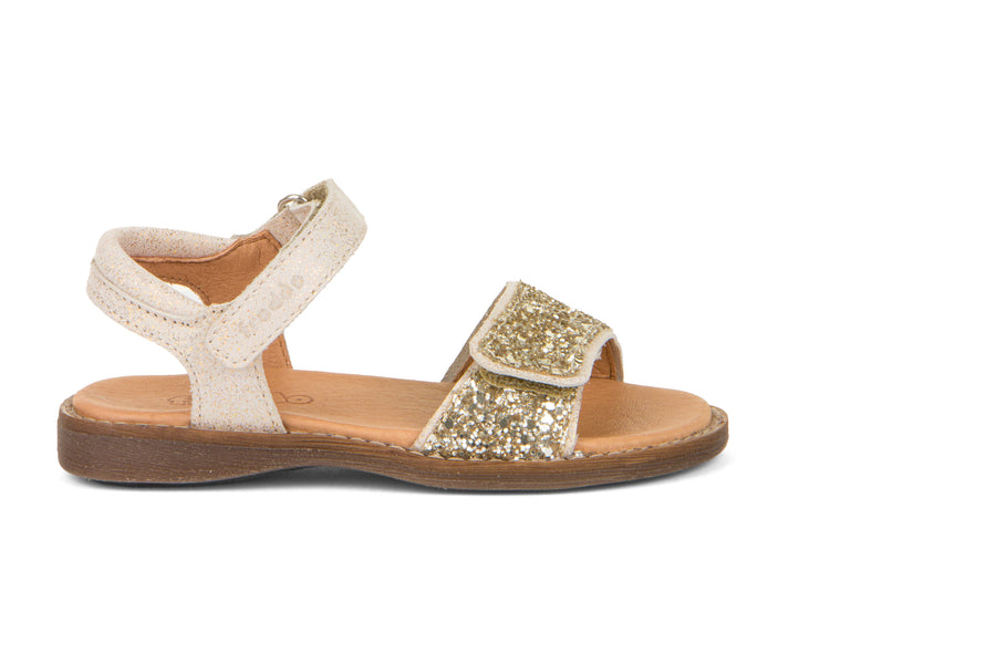 Froddo Girl's Lore Sparkle Sandals - Gold