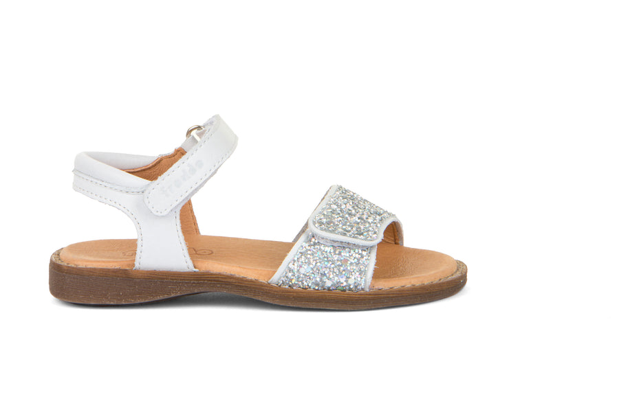 Froddo Girl's Lore Sparkle Sandals - White
