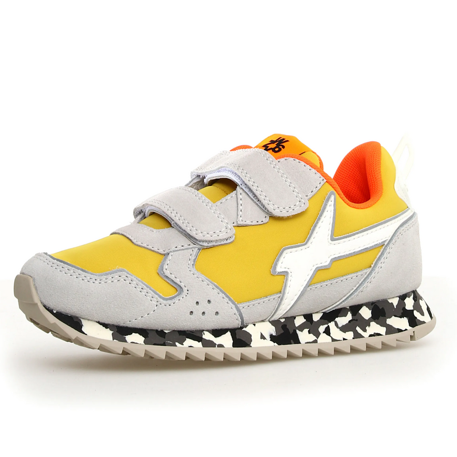 W6YZ Boy's And Girl's Jet Vl-J Casual Shoes - W6YZ White / Yellow