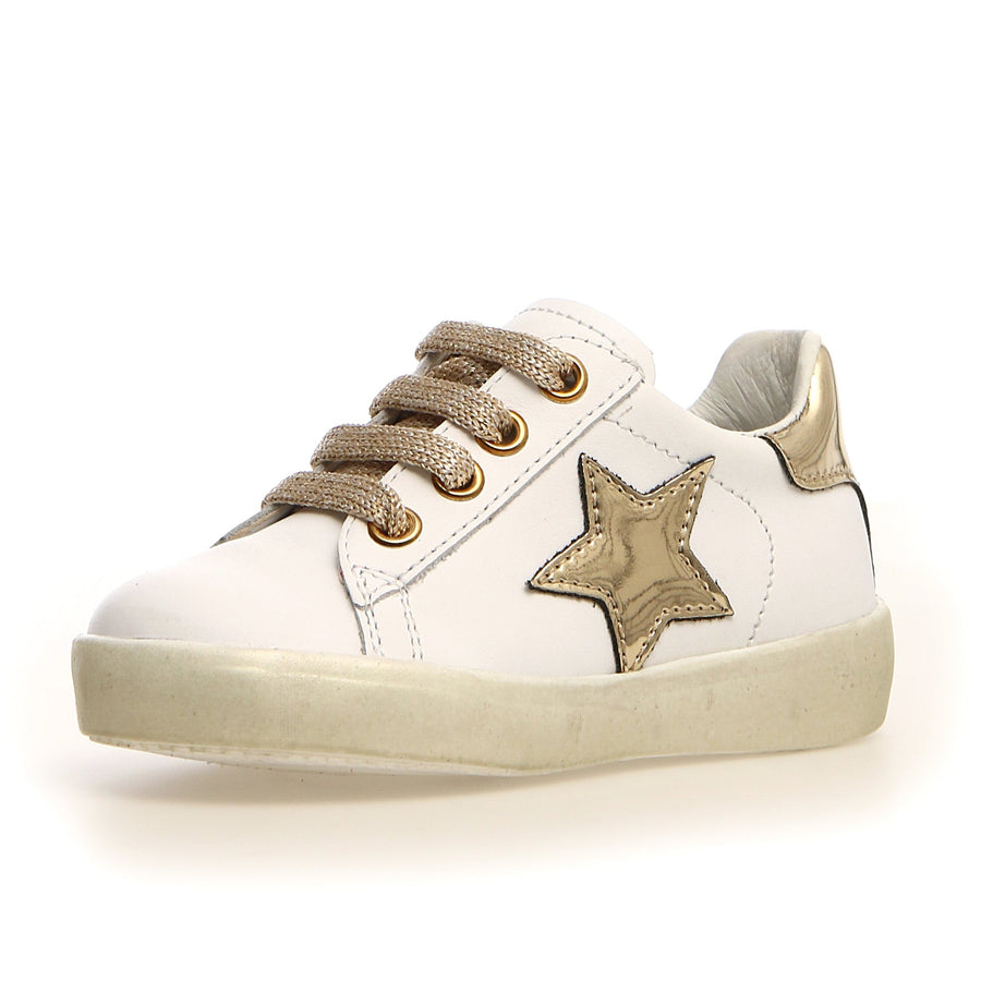 Naturino Girl's and Boy's Annie Zip Sneakers, White/Platinum – Just ...