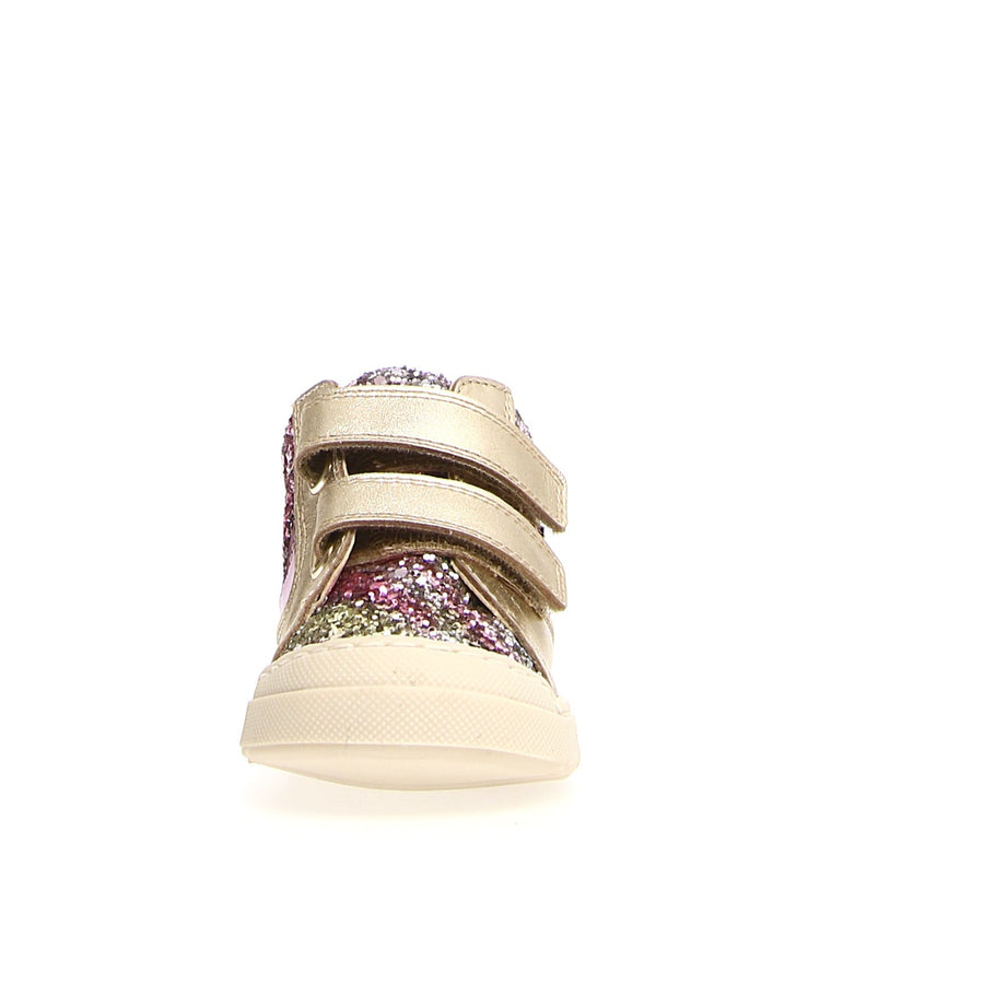 Naturino Girl's Beeri Vl Glitter Shoes, Multi-Platinum
